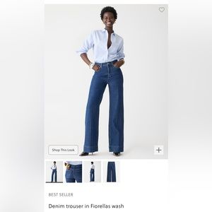 J. Crew Denim Trouser - Fiorellas Wash